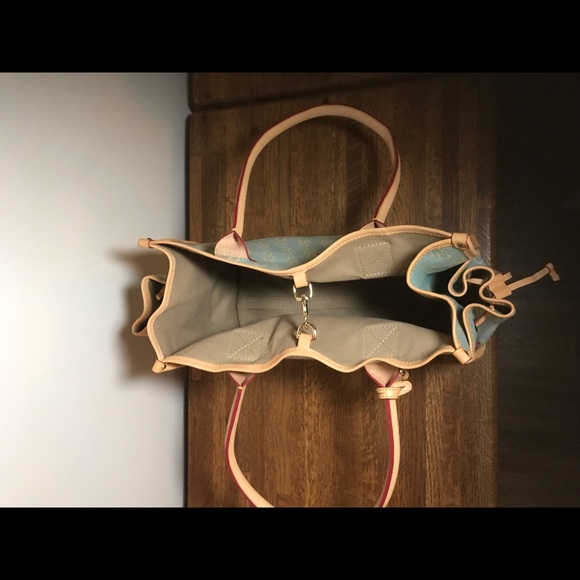 Dooney & Bourke Light Blue Canvas Tote - Picture 3 of 5